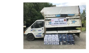 Iğdır da 4900 paket kaçak sigara ele geçirildi