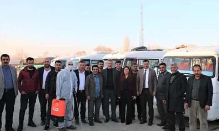 Belediye Otobüslerinde Korona virüs Önlemi İçin Dezenfekte Çalışmalarına Başlandı