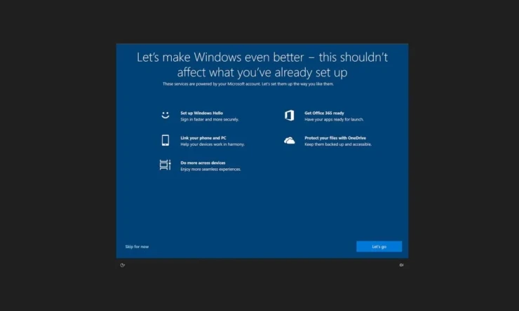Windows 10, tam ekran kurulum istemleriyle kullanıcıları rahatsız ediyor