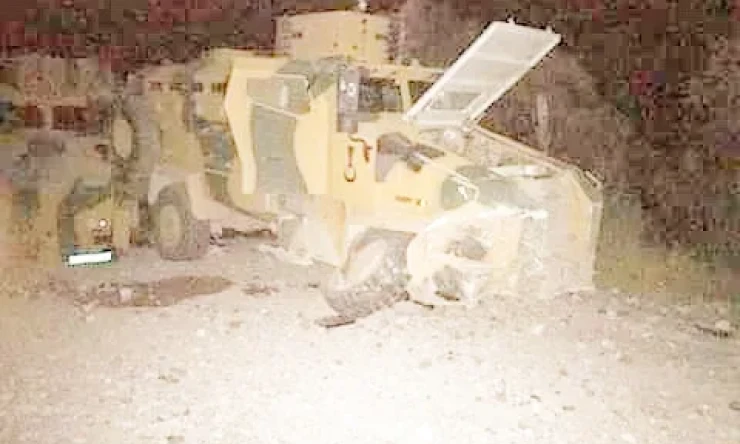 Kazada 6 askerin yaralandığı bildirildi