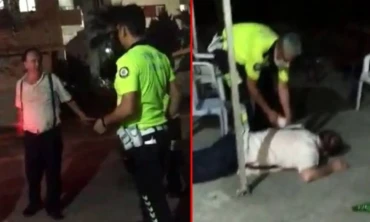 Alkollü yakalanan hakim ortalığı dağıttı