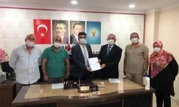 Op. Dr. Erez İçin Toplanan Dilekçeler İl Başkanı Ayaz’a Teslim Edildi