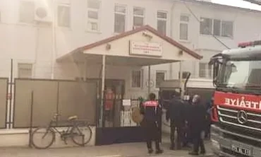 Iğdır Askerlik Şube Başkanlığı'nda yangın çıktı