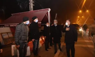 Iğdır Valisi Sayın H. Engin Sarıibrahim, “Kılıçlar Polis Yol Kontrol Noktası”nı ziyaret etti