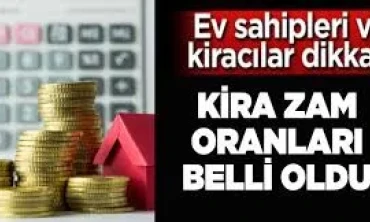 2021 Kira Zam Oranları Belli Oldu