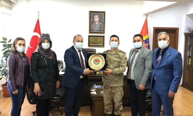 İL JANDARMA KOMUTANI’MIZ SAYIN MUSTAFA ÖZDURHAN’A ZİYARETTE BULUNDUK