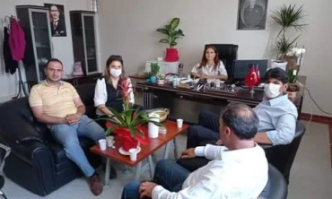 AK Parti İlçe Başkanı Hastaneyi Ziyaret Etti