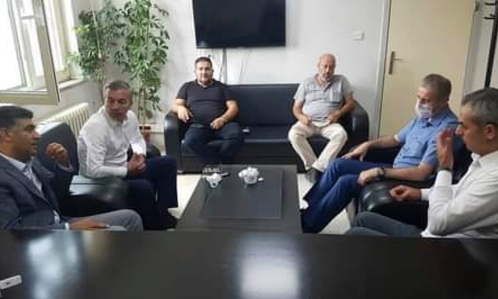 AK Parti İl ve Merkez İlçe Başkanından Salih Serçe'le Hayırlı Olsun Ziyareti