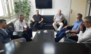 AK Parti İl ve Merkez İlçe Başkanından Salih Serçe'le Hayırlı Olsun Ziyareti