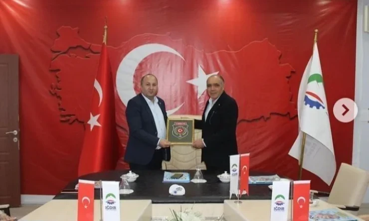 Başkan Orhan Severli'den Yönetim Kurulu Başkanı Kamil Arslan'ı Ziyarete Bulundu