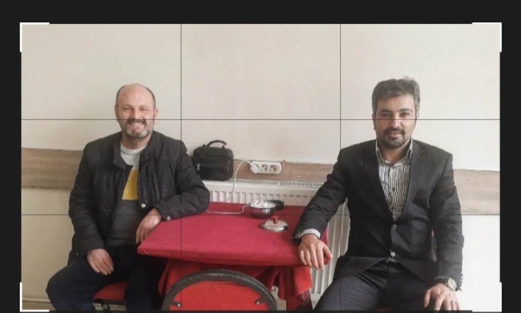 Yeni başkanla hasbihal çay...