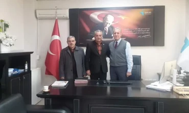 Halfeli Belde Muhtarı Mehmet Alabuga'dan Ziyaret