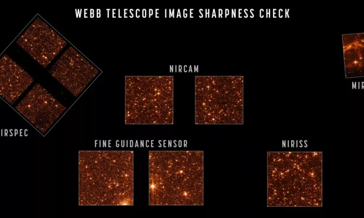 NASA'nın Webb teleskopu tamamen odaklanmış ve enstrüman devreye almaya hazır