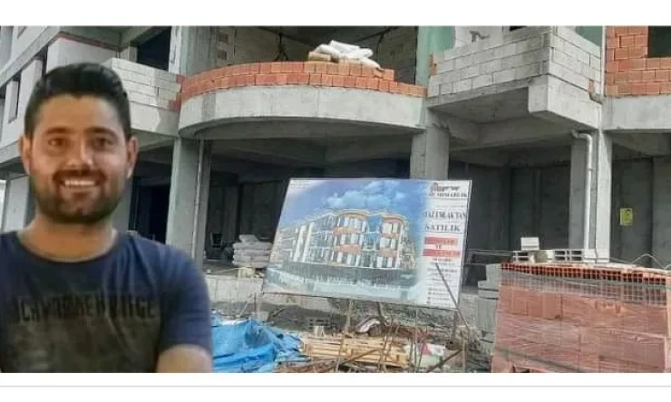 Iğdırlı inşaat kalfası Ömer Üçrak şantiyede hayatını kaybetti