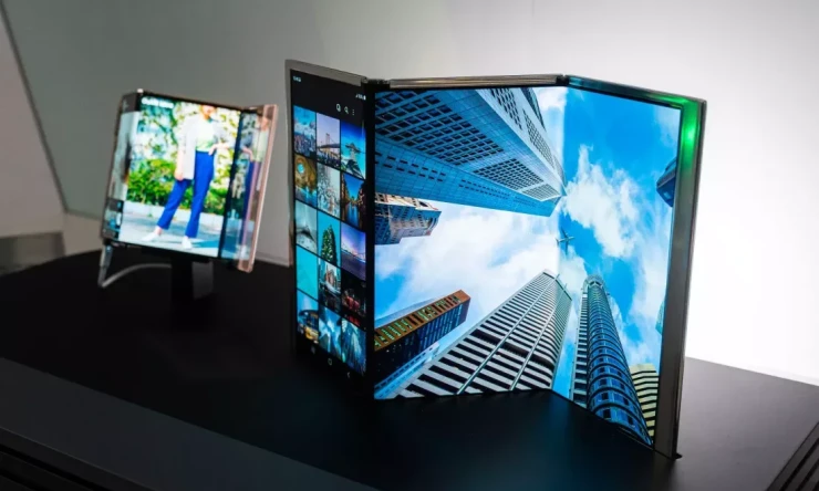 Samsung ve LG, katlanabilir ve kaydırılabilir OLED ekranlarını sergiliyor