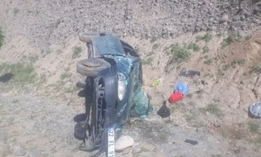 Tuzluca'da trafik kazası 2 kişi yaralandı