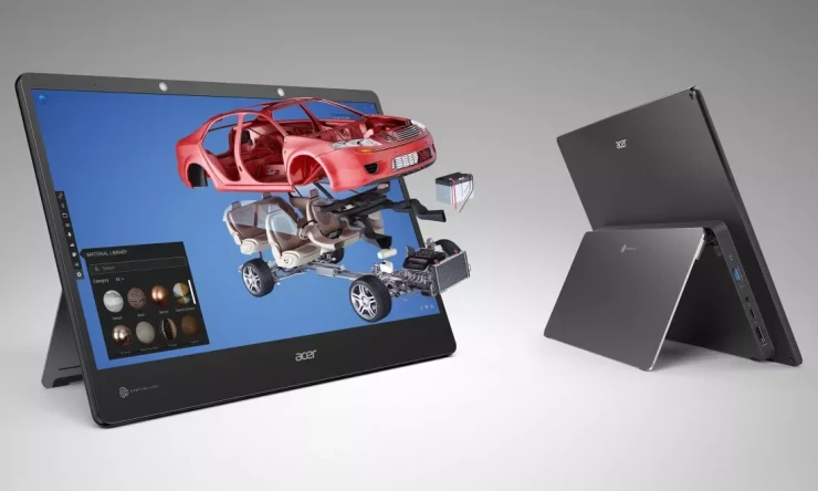 Acer, bir çift taşınabilir, gözlüksüz stereoskopik 3D monitörü duyurdu