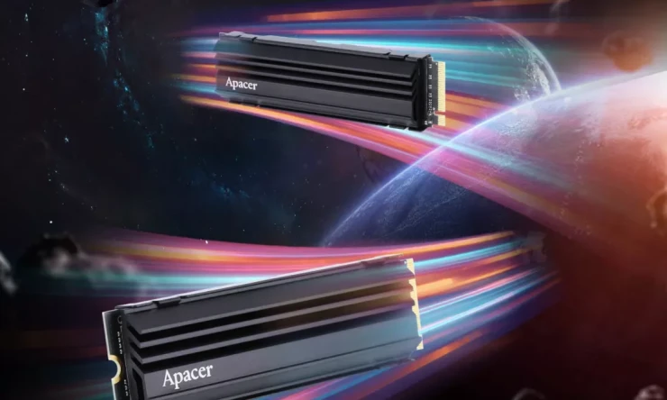 Apacer 13.000 MB/sn okuma hızına sahip PCIe Gen 5 NVMe SSD'leri ortaya koyuyor