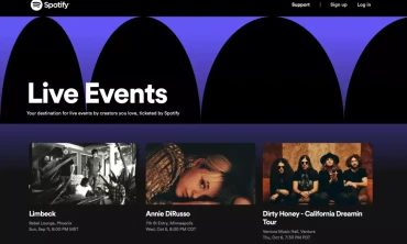 Spotify, yeni Canlı Etkinlikler bölümü ile ayak parmaklarını konser biletlerine daldırıyor
