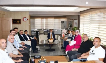 AK Parti Başkanları Yeni Atanan Kaymakamı Ziyaret Ettiler