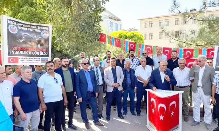 IĞDIR’DA ERMENİSTAN’IN AZERBAYCAN’A YAPTIĞI SALDIRILAR KINANDI