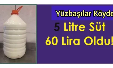 Iğdır merkezine bağlı Yüzbaşılar köyde sütçülerinden süte zam!