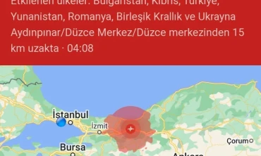İstanbul'da deprem