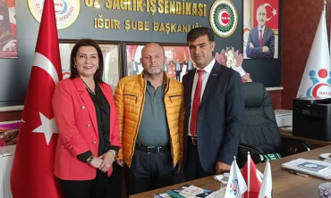 Öz Sağlık İş Sendikası Iğdır Şube Başkanı Gülü Tuncer’den...