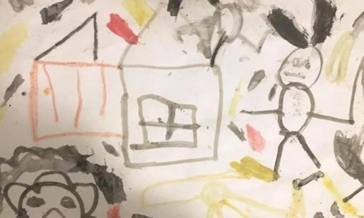 İlkokulda Şok Şiddet Skandalı! Küçük Çocuğun Çizdiği Resim İle Ortaya Çıktı