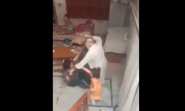 Yemeği geç getiren gelinine saldıran dede, torunlarının çığlıkları ile durduruldu