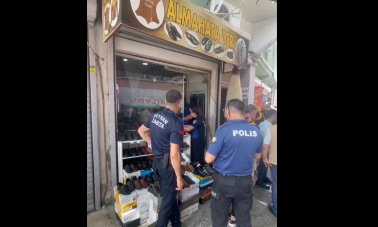 Adana'da Ayakkabı Dükkanında Kaçak Eczane Ortaya Çıktı