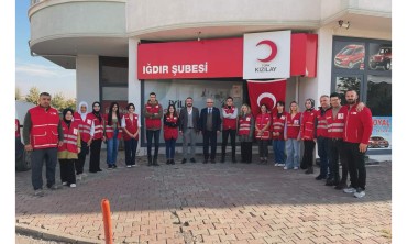 Genel Başkan Yardımcısı Ramazan Saygılı’dan Iğdır Kızılay Şubesine Ziyaret