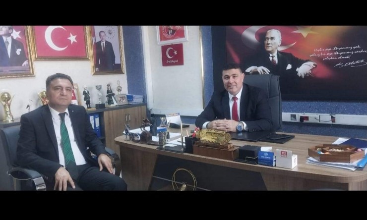 Erol Bayat, İl Defterdarı Sayın Mesut Akbulut'u Ağırladı