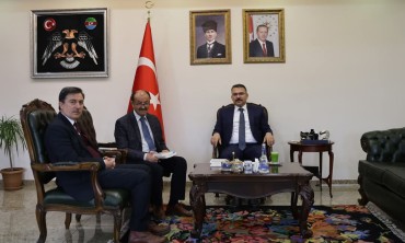 Iğdır Valisi Ercan Turan, Misafirlerini Makamında Ağırladı