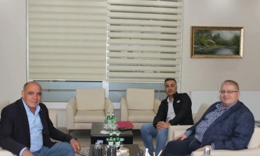 İş Bankası Şube Müdürü Mehmet Halil Şahin’den Iğdır Ticaret ve Sanayi Odası Başkanı Kamil Arslan’a Ziyaret