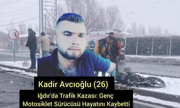 Iğdır’da Trafik Kazası: Genç Motosiklet Sürücüsü Hayatını Kaybetti
