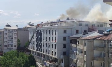 Iğdır'da Kız Yurdunda Korkutan Yangın!