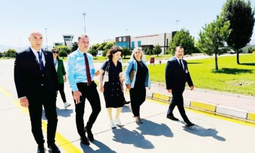 Daire Başkanları Havalimanında İncelemelerde Bulundu