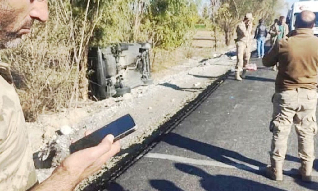 Iğdır’da Kontrolden Çıkan Araç Yan Yattı: 1 Yaralı