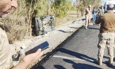 Iğdır’da Kontrolden Çıkan Araç Yan Yattı: 1 Yaralı