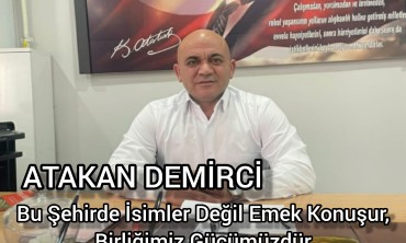 Mevcut Başkan Atakan Demici, Iğdır Esnaf ve Sanatkârlar Odası Başkanlığına Yeniden Aday Oldu