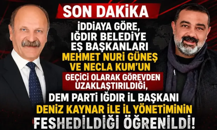 DEM PARTİ IĞDIR BELEDİYESİ’NDE DİKKAT ÇEKEN İDDİALAR